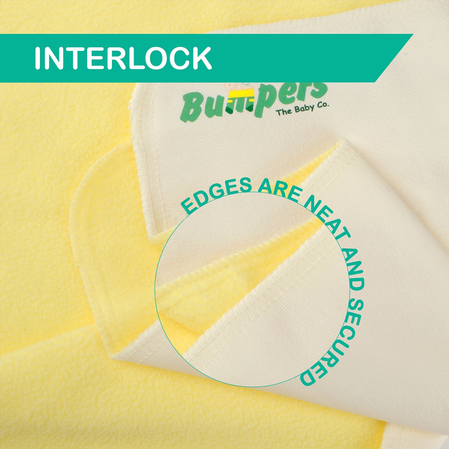 Anti-Piling Quick Dry & Absorbent Sheet Polycotton Baby Bed Protecting Waterproof Mat - Bumpers