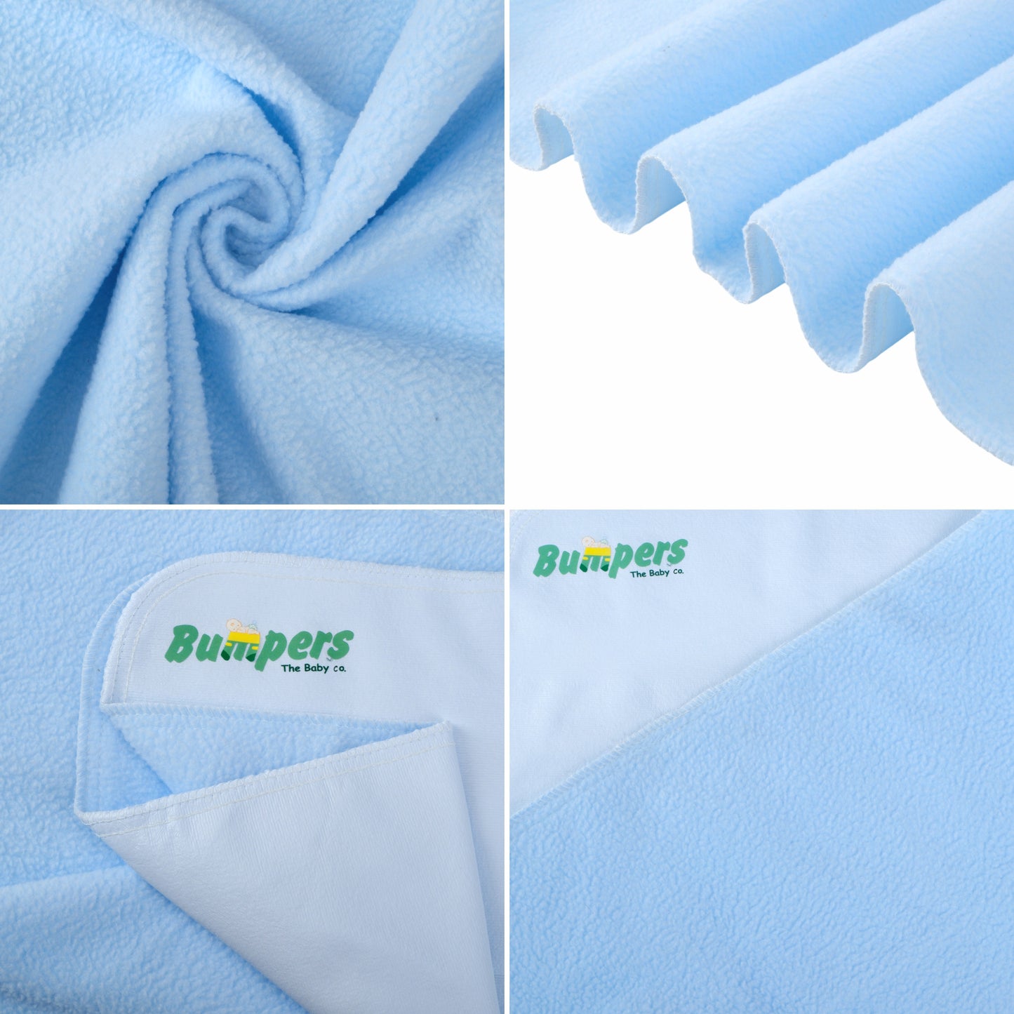 Anti-Piling Quick Dry & Absorbent Sheet Polycotton Baby Bed Protecting Waterproof Mat