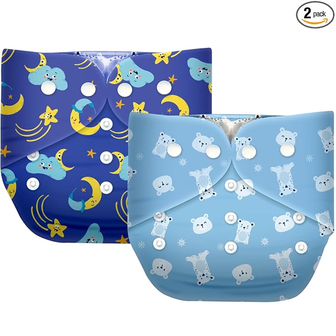 Extra Absorbant, Reusable, Waterproof & Adjustable cloth diaper for babies/Kids - Bumpers