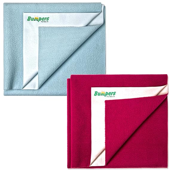 Instant dry Waterproof Baby Sheet, Washable & Reusable Sheet | Baby Bed Protector | Reusable sheets - Bumpers