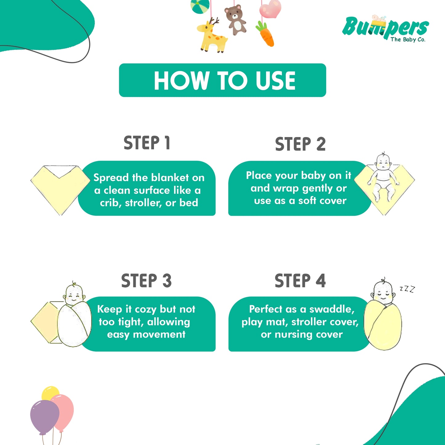 Bumpers Baby Fleece Blanket |.Pink, Pack of 1