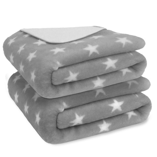 Bumper Star Baby Blanket Grey (PO2)