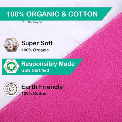 Anti-Piling Quick Dry & Absorbent Sheet Polycotton Baby Bed Protecting Waterproof Mat