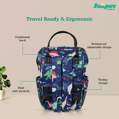 Bumper Dino Diaper Bag