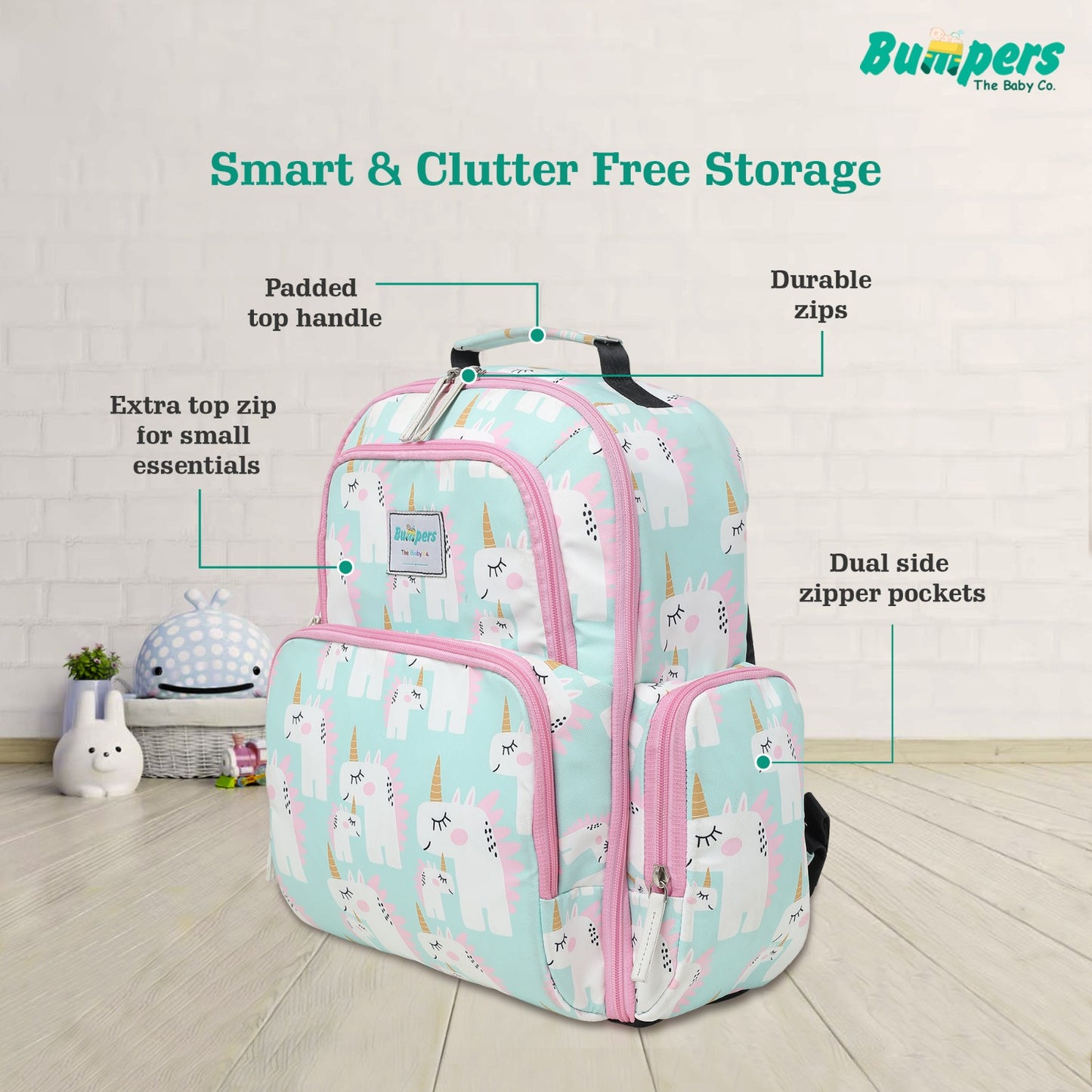 Bumper Unicorn Diaper Bag
