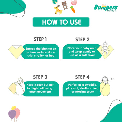 Bumpers Baby Fleece Blanket |.Pink, Pack of 1