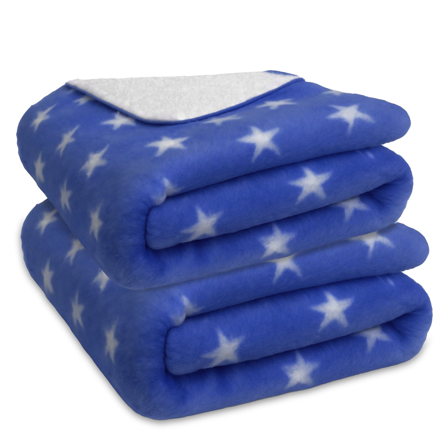 Bumper Star Baby Blanket Royal Blue (PO2)