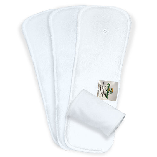 Bumpers Baby Insert Pad | Soft, Washable & Super Absorbent | Leakproof, Eco-Friendly, Comfortable & Safe for Babies | Ideal for Day and Night Use (Pack of 3)