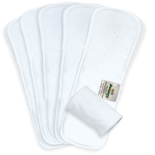 Bumpers Baby Insert Pad | Soft, Washable & Super Absorbent | Leakproof, Eco-Friendly, Comfortable & Safe for Babies | Ideal for Day and Night Use (Pack of 5)