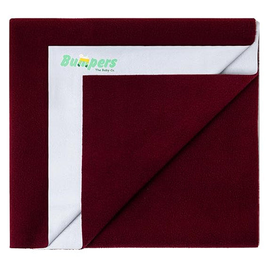 Dry Sheet for Baby | Baby Bed Protector Sheet (Mahroon colour)